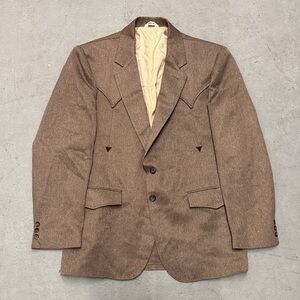 Falcone Vintage Brown Western Blazer